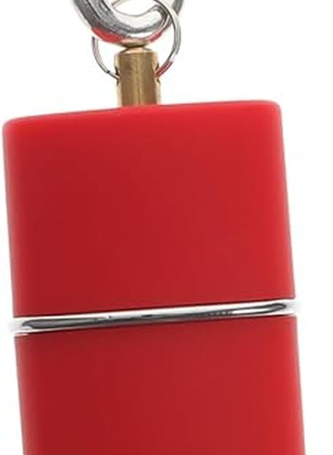 Portable Windproof Ashtray Keychain with Cover for Travel Car Outdoor Smokeless Ash Disposal - Image 1